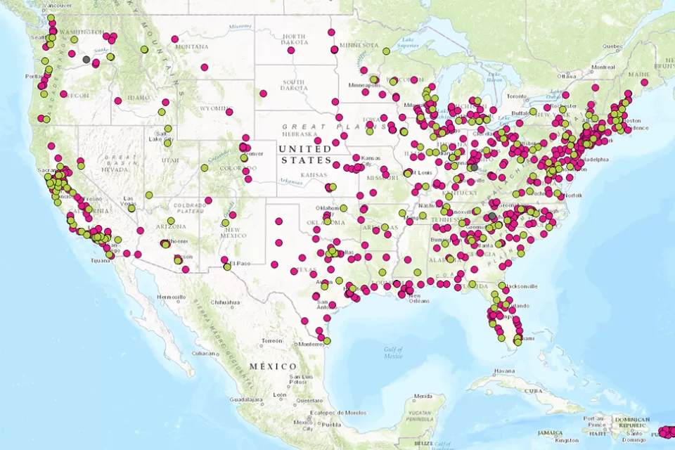 National Transit Map